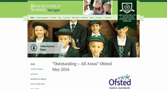 Desktop Screenshot of brackenfieldschool.co.uk