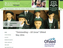 Tablet Screenshot of brackenfieldschool.co.uk